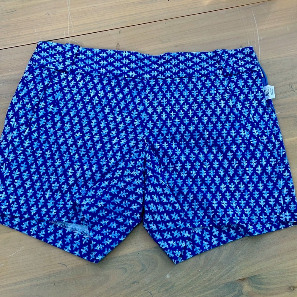 Jcrew Blue Patterned shorts Size 2